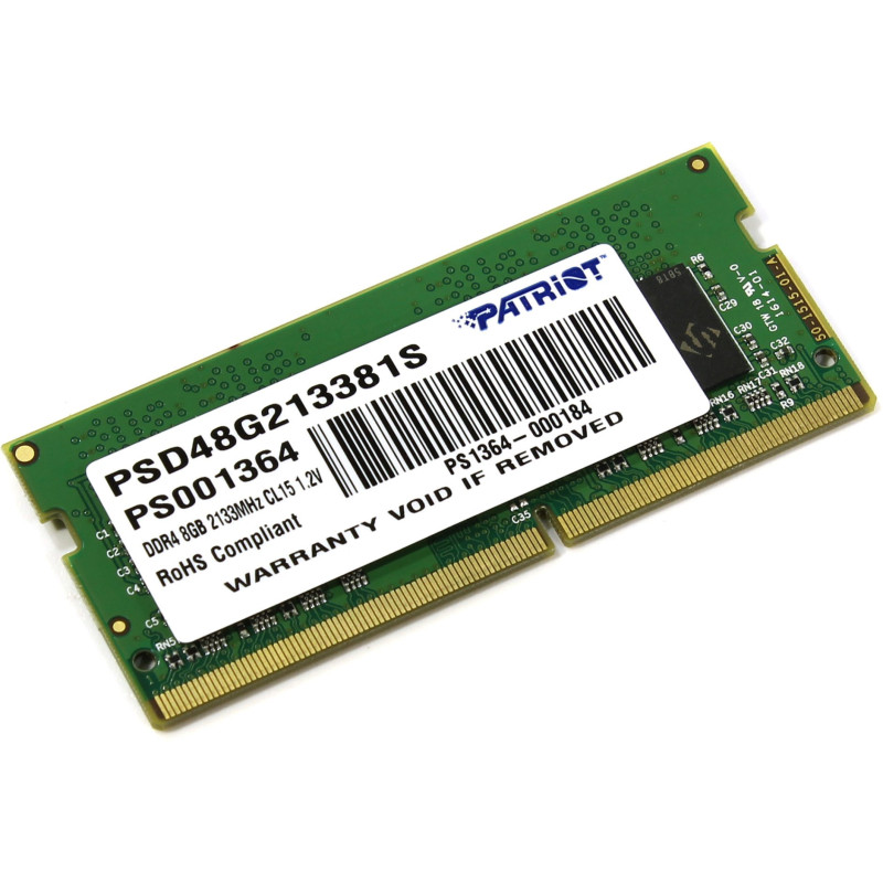 SO-DIMM 8GB DDR4-2133MHz Patriot CL15 SR