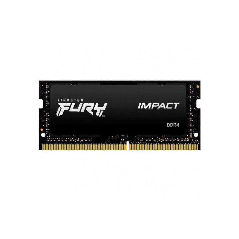 Kingston FURY Impact/SO-DIMM DDR4/16GB/3200MHz/CL20/1x16GB/Black