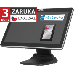 AerPOS PP-8632, 22'' LCD LED, 300 cd/m2, J1900 2,42 GHz, 8 GB RAM, 120 GB SSD, Win10 IoT, kapacít.