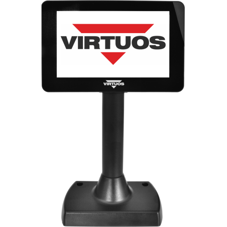 7'' LCD farebný zákaznícky displej Virtuos SD700F, USB, čierny