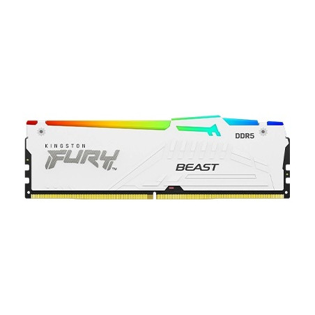Kingston FURY Beast White/DDR5/32GB/5600MHz/CL40/1x32GB/RGB/White