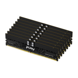 Kingston FURY Renegade Pro/DDR5/128GB/7600MHz/CL40/8x16GB/Black