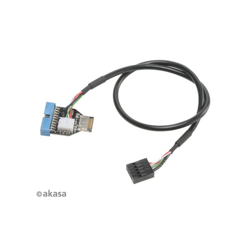 AKASA - USB 3.1 gen 2 int. na USB 3.1 Gen1 19-pin