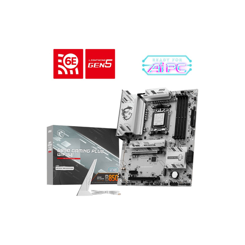 MSI B850 GAMING PLUS WIFI6E/AM5/ATX