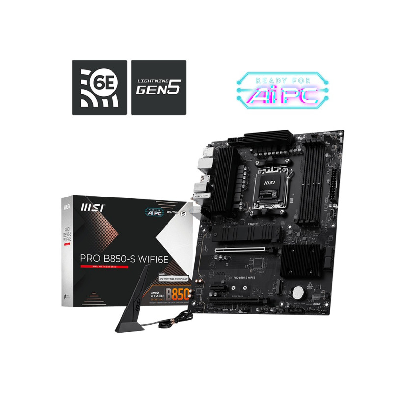 MSI PRO B850-S WIFI6E/AM5/ATX