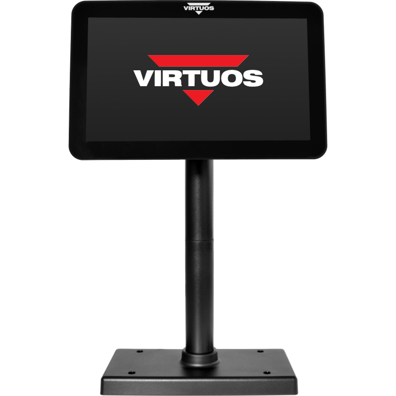 10,1'' LCD farebný zákaznícky monitor Virtuos SD1010R, USB, čierny