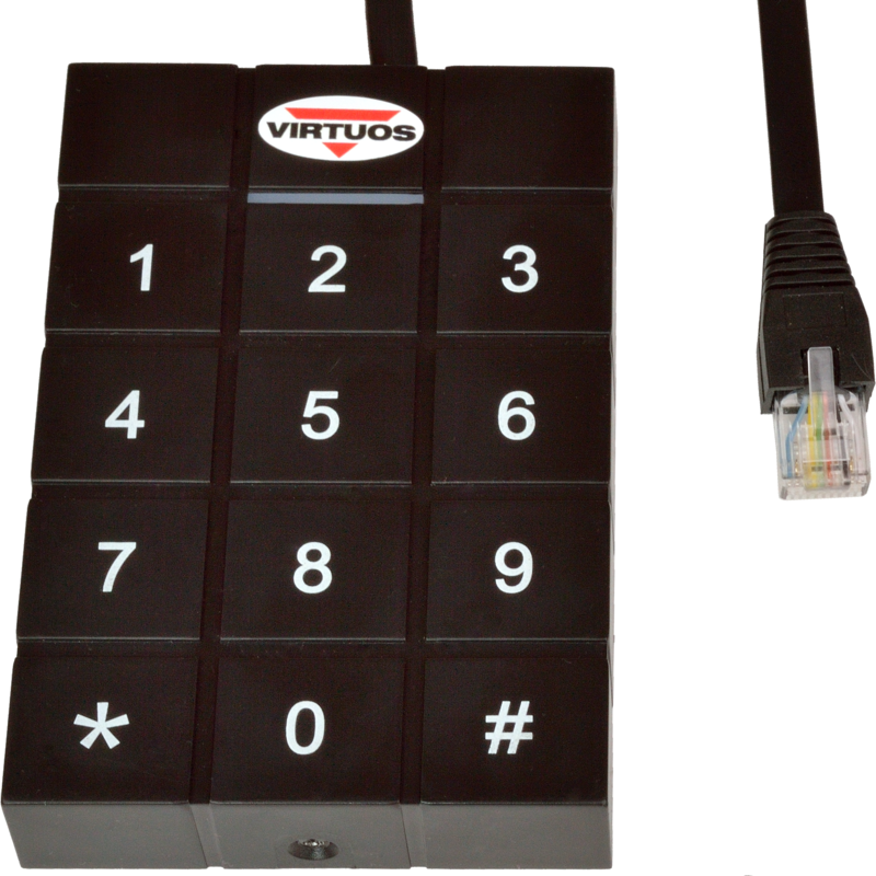 Adaptér na otváranie pokladničných zásuviek Virtuos 24V, RFID 125 kHz
