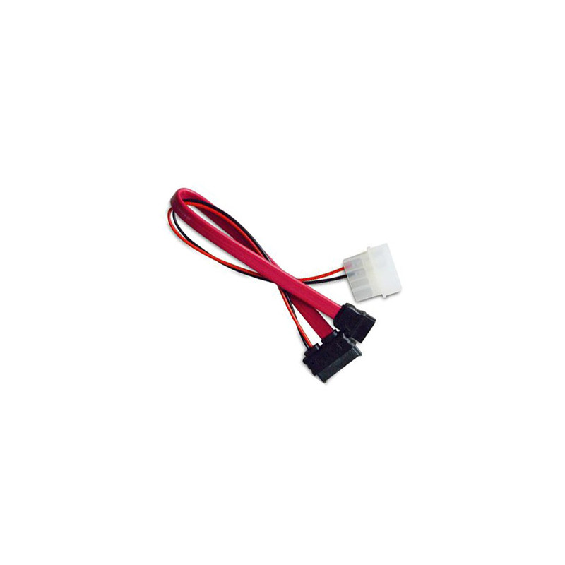 AKASA - slimline SATA na SATA dáta a power - 40 cm