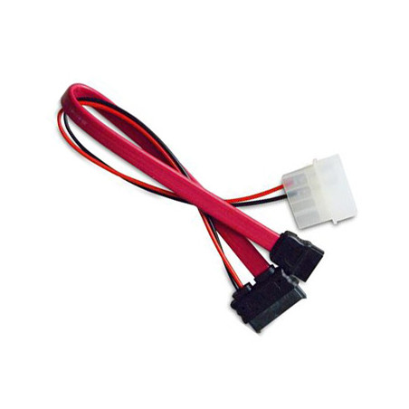AKASA - slimline SATA na SATA dáta a power - 40 cm