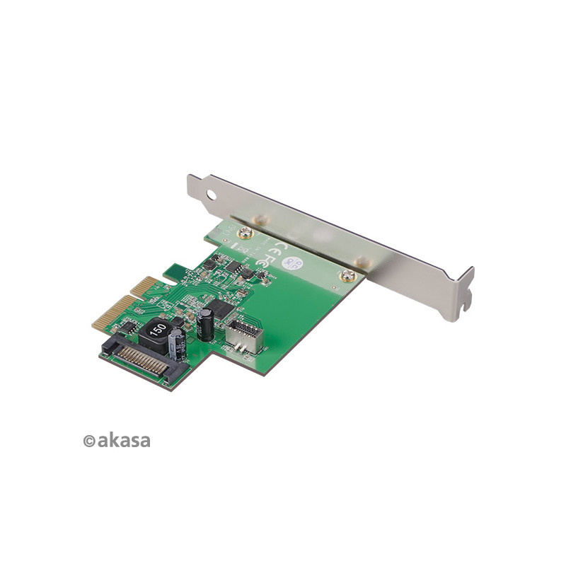 AKASA PCIe karta USB 3.2 Gen 2 interný konektor