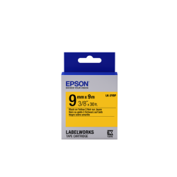 Epson Label Cartridge Pastel LK-3YBP Black/Yellow 9mm (9m)