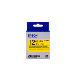 Epson Tape Cartridge LK-4YBVN Vinyl, Black/Yellow 12mm / 7m