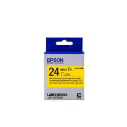 Epson Tape Cartridge LK-6YBVN Vinyl, Black/Yellow 24 mm / 7m