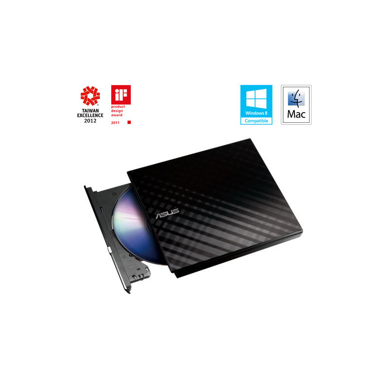 ASUS SDRW-08D2S-U Lite čierna DRW USB-A + softvér