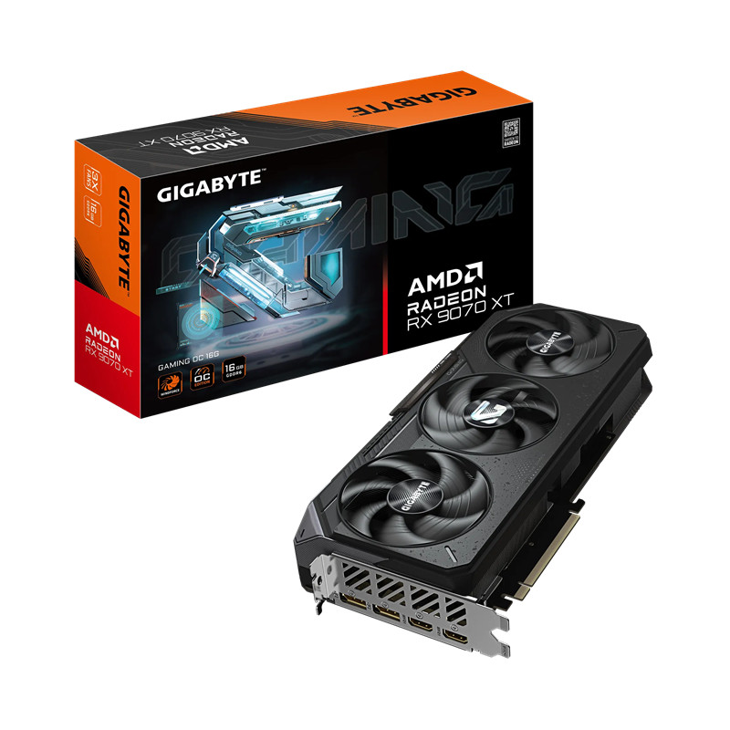 GIGABYTE Radeon™ RX 9070 XT GAMING OC 16G/Gaming/OC/16GB/GDDR6