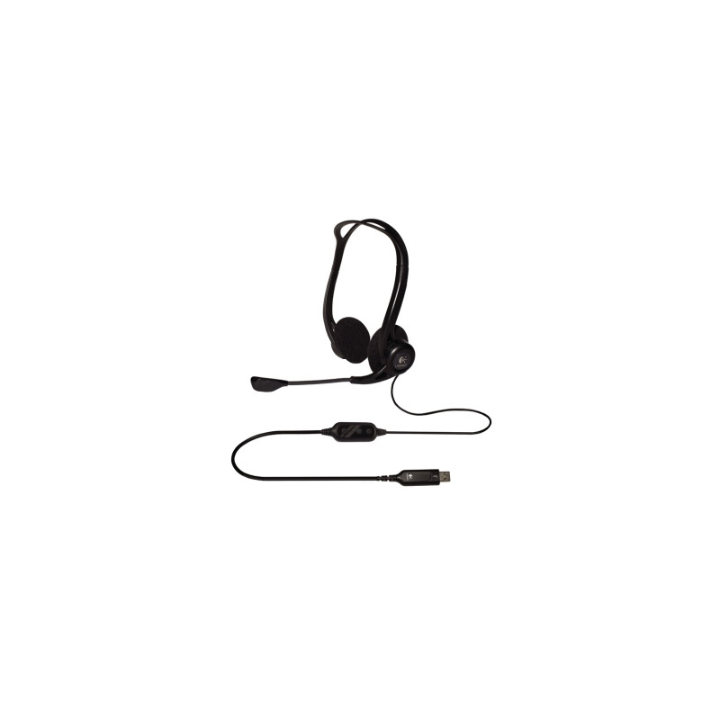 Logitech PC 960/Stereo/USB/Drôt/Čierna