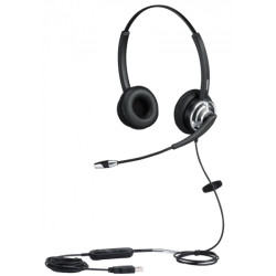 WELL Mairdi MRD-805D USB, náhlavka dvojušná (USB s ovládaním hlasitosti)
