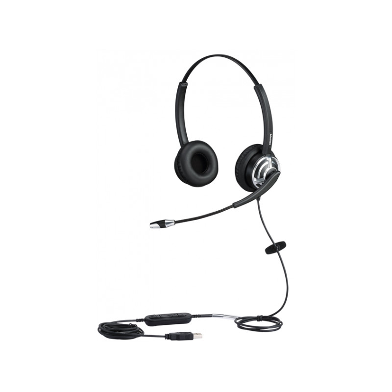 WELL Mairdi MRD-805D USB, náhlavka dvojušná (USB s ovládaním hlasitosti)