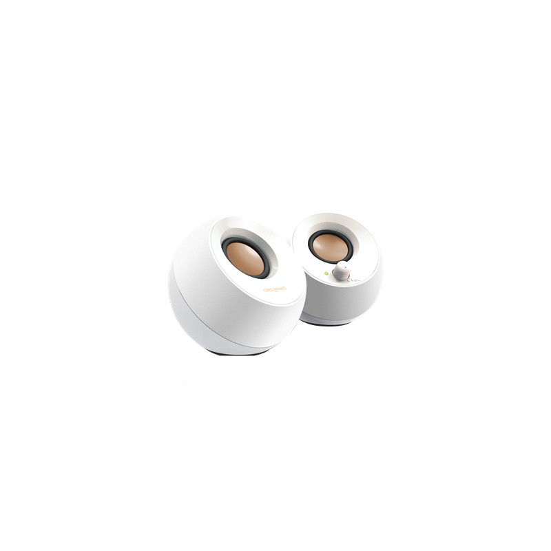 CREATIVE Pebble/Stereo/4W/Biela