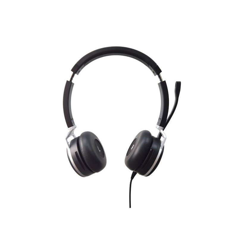 Grandstream GUV3005/Stereo/USB/Drôt/Čierna-strieborná