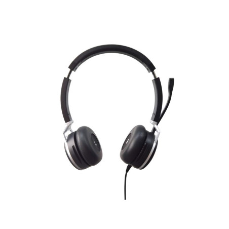 Grandstream GUV3005/Stereo/USB/Drôt/Čierna-strieborná