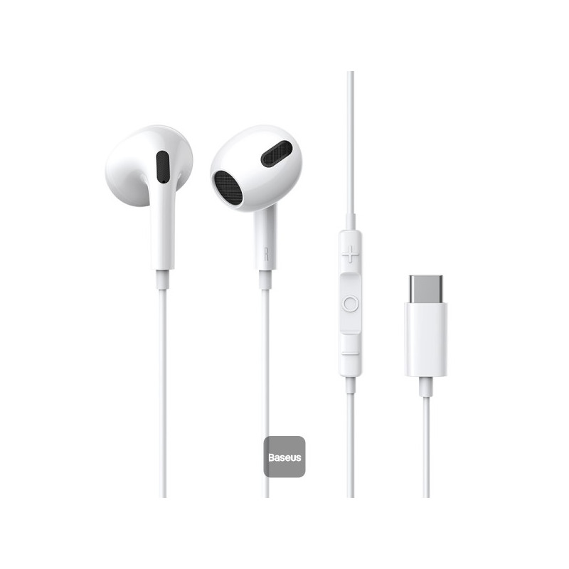 Baseus Encok C17/USB-C/Biela