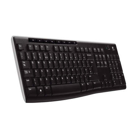 Logitech K270/Bezdrôtová USB/ CZ- SK layout/Čierna