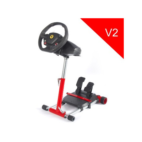 Wheel Stand Pro, stojan na volant a pedále pre Thrustmaster SPIDER, T80/T100,T150,F458/F430, červený