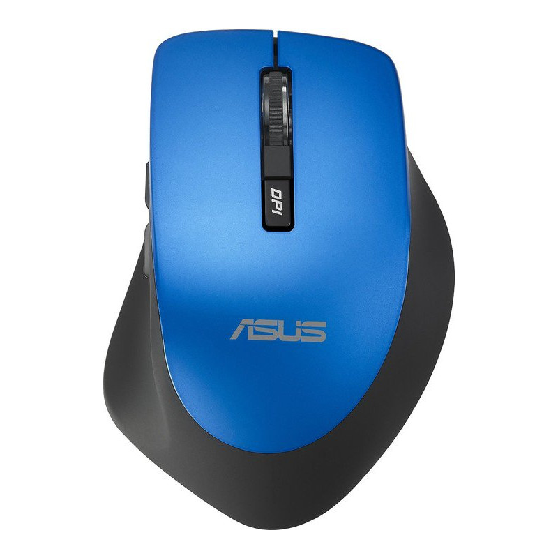 ASUS WT425/Cestovná/Optická/Pre pravákov/1 600 DPI/Bezdrôtová USB/Modrá