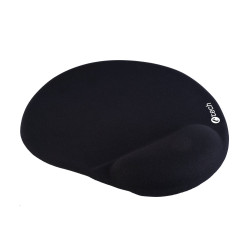 Podložka pod myš gélová C-TECH MPG-03, čierna, 240x220mm