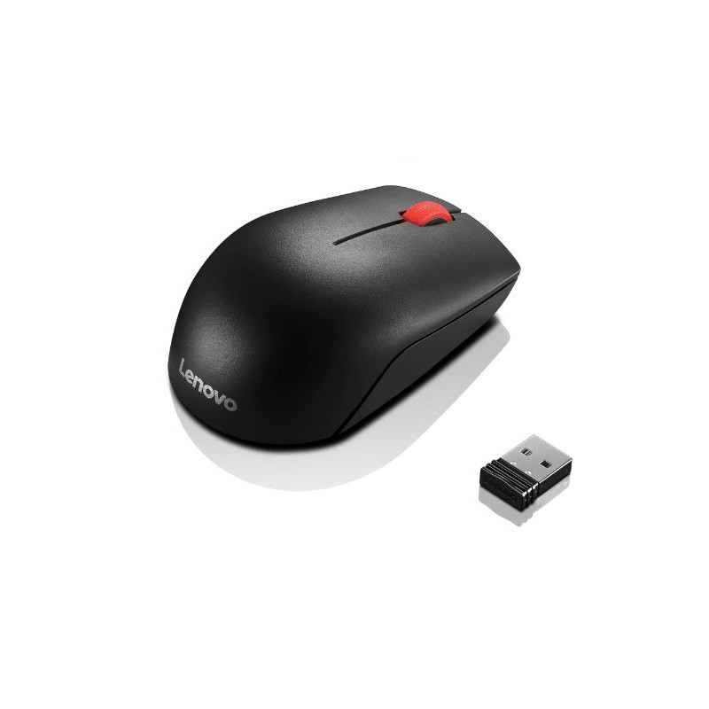 Lenovo Essential/Cestovná/Optická/1 000 DPI/Bezdrôtová USB/Čierna