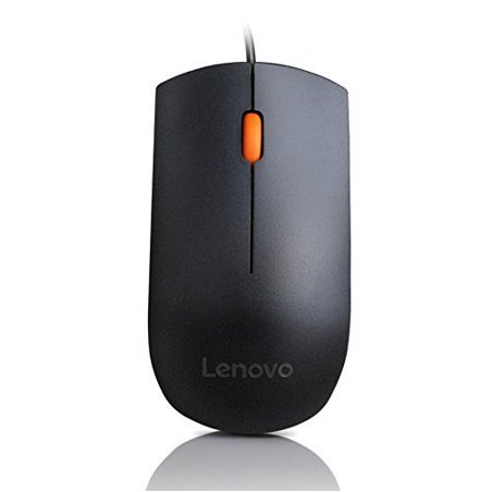 Lenovo 300/Kancelárska/Optická/1 600 DPI/Drôtová USB/Čierna