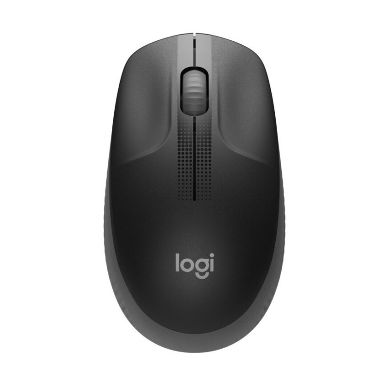 Logitech M190/Kancelárska/Optická/1 000 DPI/Bezdrôtová USB/Čierna