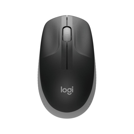 Logitech M190/Kancelárska/Optická/1 000 DPI/Bezdrôtová USB/Šedá