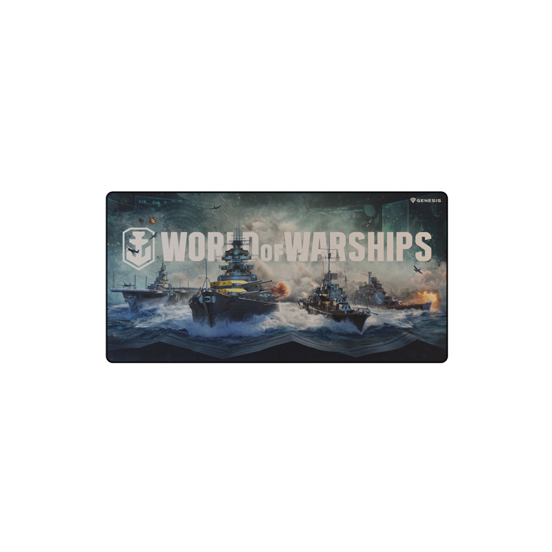 Herná podložka pod myš Genesis CARBON 500 WORLD of WARSHIPS ARMADA, MAXI 90x45cm