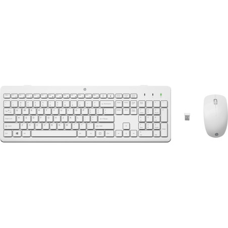 HP 230 klávesnica a myš/bezdrôtová/white