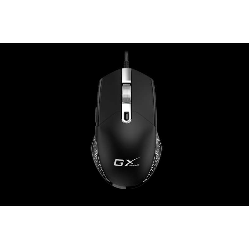 Genius Scorpion M705/Herná/Optická/Pre pravákov/7 200 DPI/Drôtová USB/Čierna