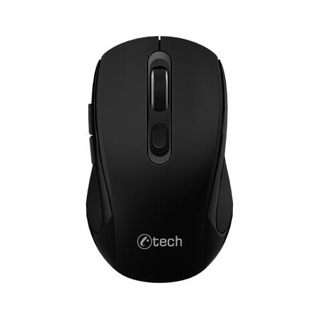 C-TECH WLM-12BK/Ergonomická/Optická/Pre pravákov/1 600 DPI/USB+BT/Čierna