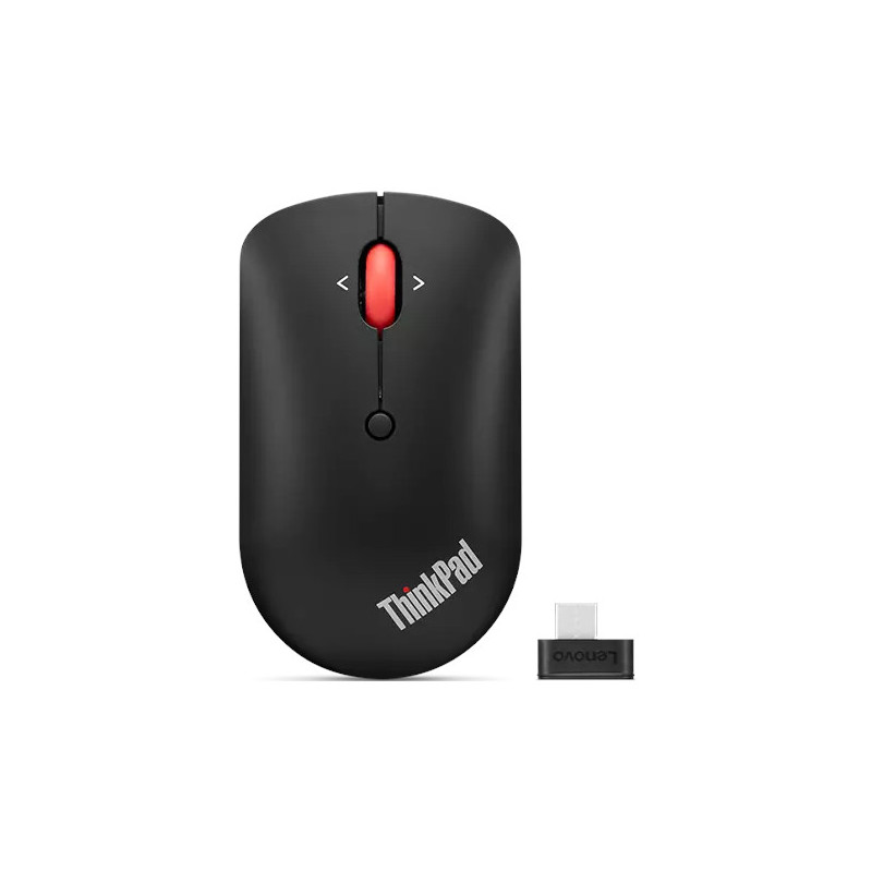 Lenovo ThinkPad USB-C/Kancelárska/Blue Track/2 400 DPI/Bezdrôtová USB/Čierna