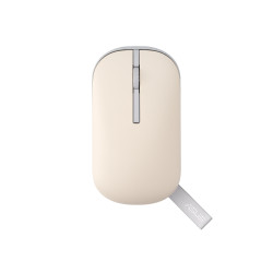 ASUS MD100/Cestovná/Optická/1 600 DPI/USB+BT/Béžová