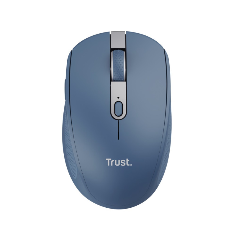 Trust Ozaa/Kancelárska/Optická/Pre pravákov/3 200 DPI/USB+BT/Modrá