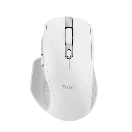 Trust Ozaa+/Kancelárska/Optická/Pre pravákov/3 200 DPI/USB+BT/Biela