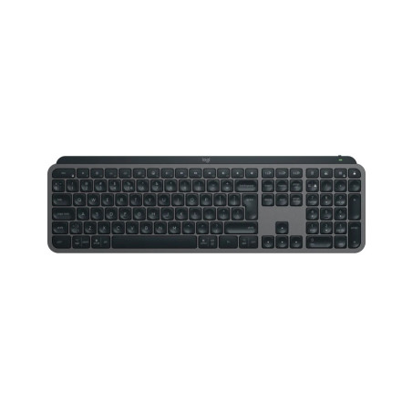 Logitech MX KEYS S/Bezdrôtová USB + Bluetooth/US layout/Grafitová