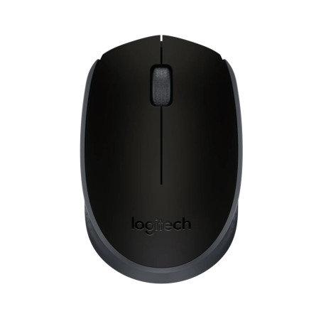 Logitech M171/Cestovná/Optická/1 000 DPI/Bezdrôtová USB/Čierna-šedá