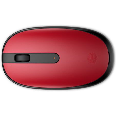 HP 240/Kancelárska/Optická/1 600 DPI/Bezdrôtová Bluetooth/Čierna-červená