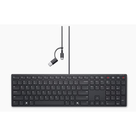Dell drôtová klávesnica KB525C GER USB/USB-C