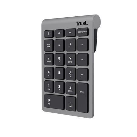 Trust Xalas Wireless numpad/Bezdrôtová USB/Strieborná