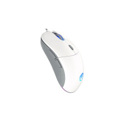 Endorfy GEM/Herná/Optická/Pre pravákov/8 000 DPI/Drôtové USB-A/Biela
