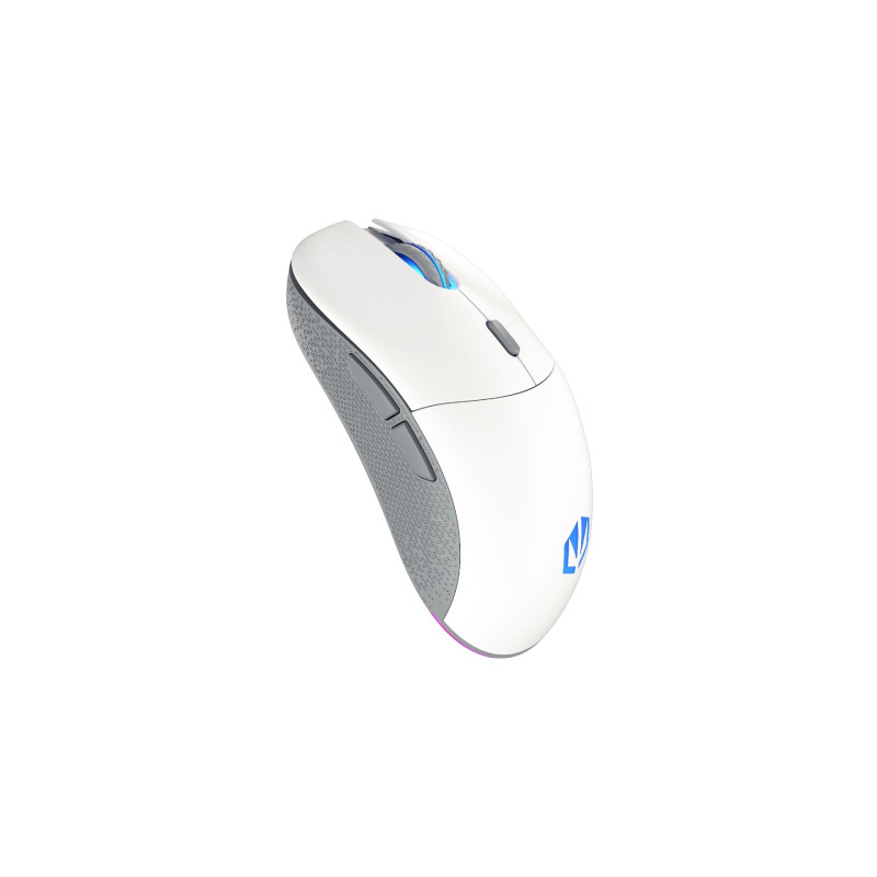 Endorfy GEM Plus/Herná/Optická/Pre pravákov/26 000 DPI/Drôtové/Bezdrôtové/Biela