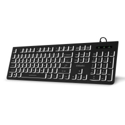 EVOLVEO K1010, klávesnica s bielym podsvietením,